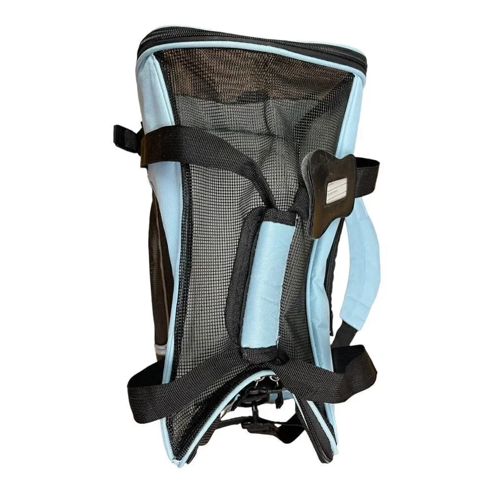 Paw & Pals Airline Approved Blue Pet Soft-Sided Carriers for Small Cats Dogs